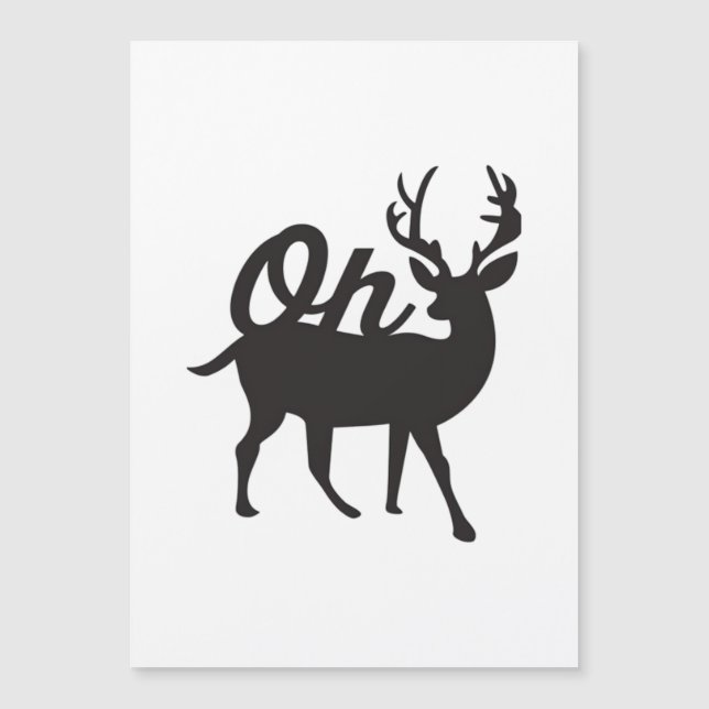 Oh Cerf Rétro Ambiance Classique  (Devant)