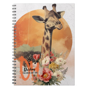 "Oh Darling You Can Be Anything" Carnet Girafe