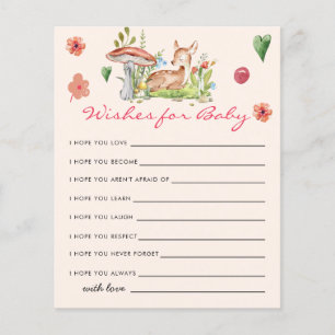 Oh Deer Baby shower Game Wives for Baby Card