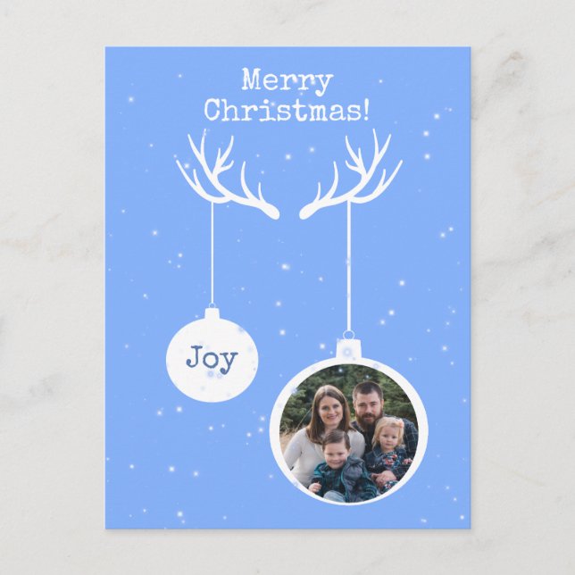 Oh Deer, c'est Noël - Carte postale de vacances (Devant)