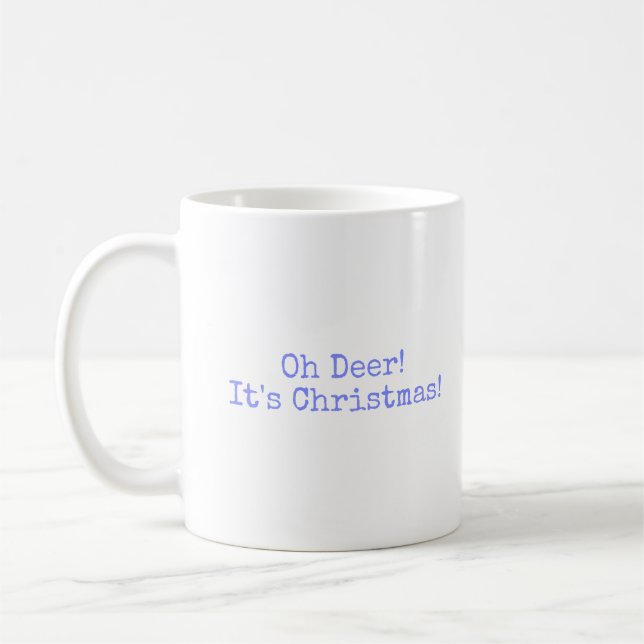 Oh Deer, c'est Noël Mug (Gauche)