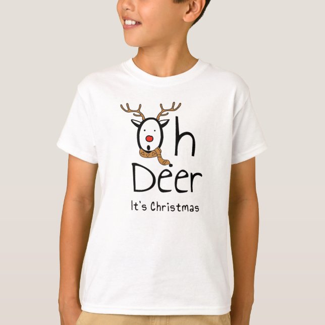 Oh Deer C'est Noël T-shirt (Devant)