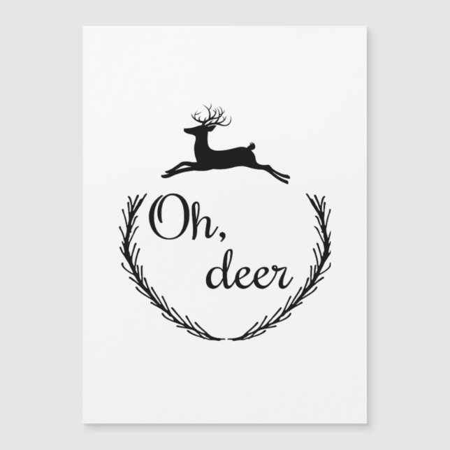 Oh Deer Funny Style Design  (Devant)