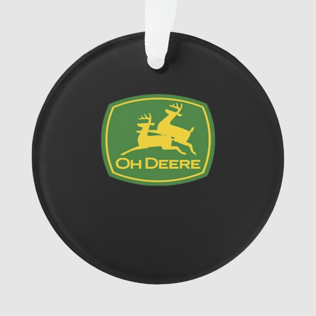 Oh Deer Minimal Modern Design Acrylic Ornament (devant)