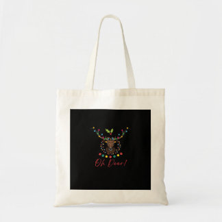 Oh Deer Modern Aesthetic Tote Bag