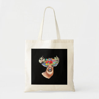Oh Deer Modern Artistic Style Tote Bag