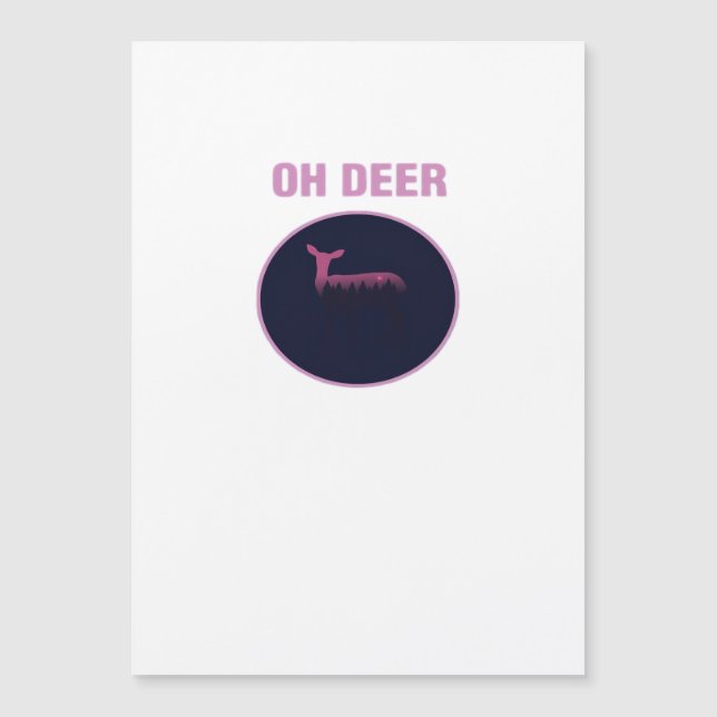 Oh Deer Moderne et Élégant  (Devant)