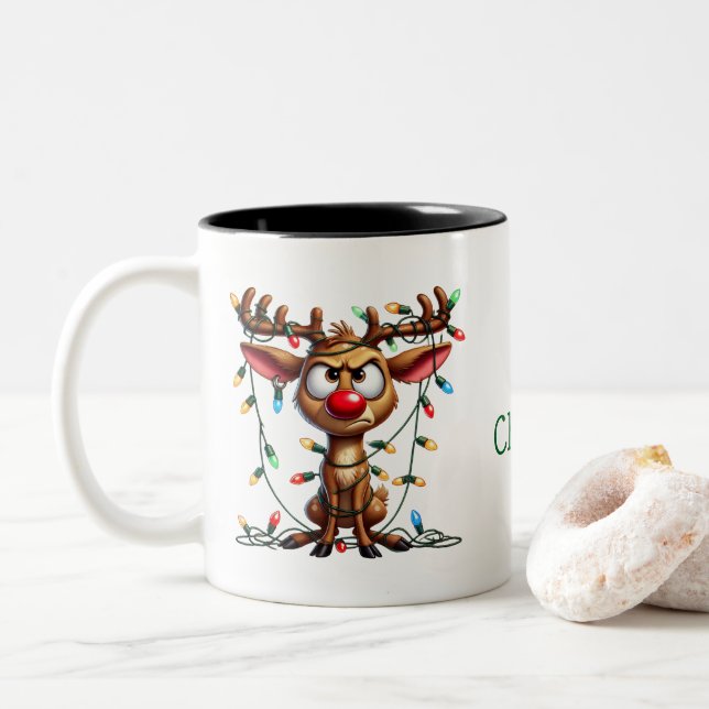 Oh Deer ! Noël est là ! Mug (Avec donut)