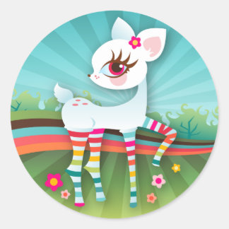 Oh Deer ! Stickers albinos colorés