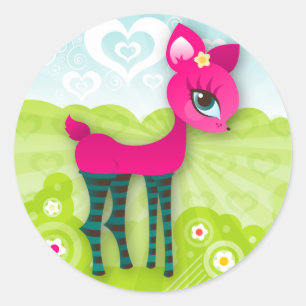 Oh Deer ! Stickers Love