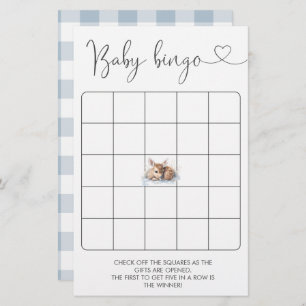 Oh Deer Woodland Winter Baby Bingo Jeu