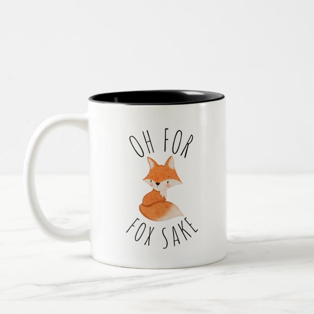 Oh for Fox Sake Coffee Mug (Gauche)