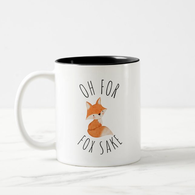 Oh for Fox Sake Coffee Mug (Gauche)