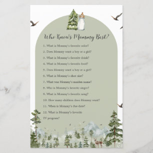 Oh Garçon Aventure Pine Forest Qui Connaît Maman M