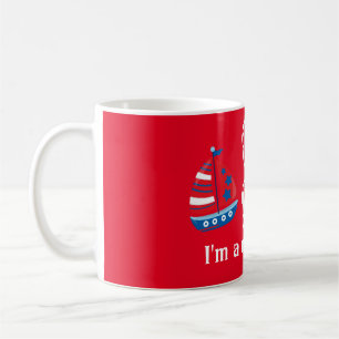 Oh garçon Nautical New MOM tasse de café