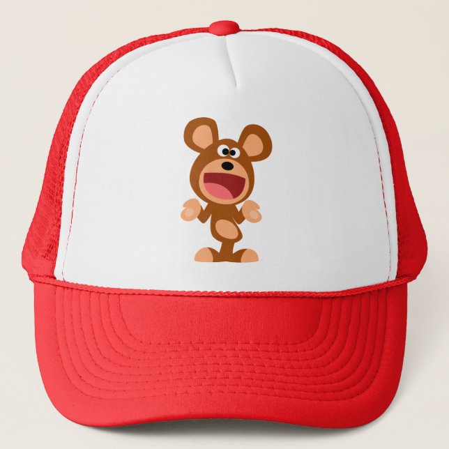 "Oh…" Gesticulation du casquette d'ours de bande (Devant)