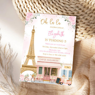 Oh La La Parisien Invitation Anniversaire Paris