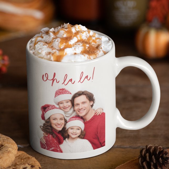Oh La La Personalized Family Photo Mug (Créateur téléchargé)