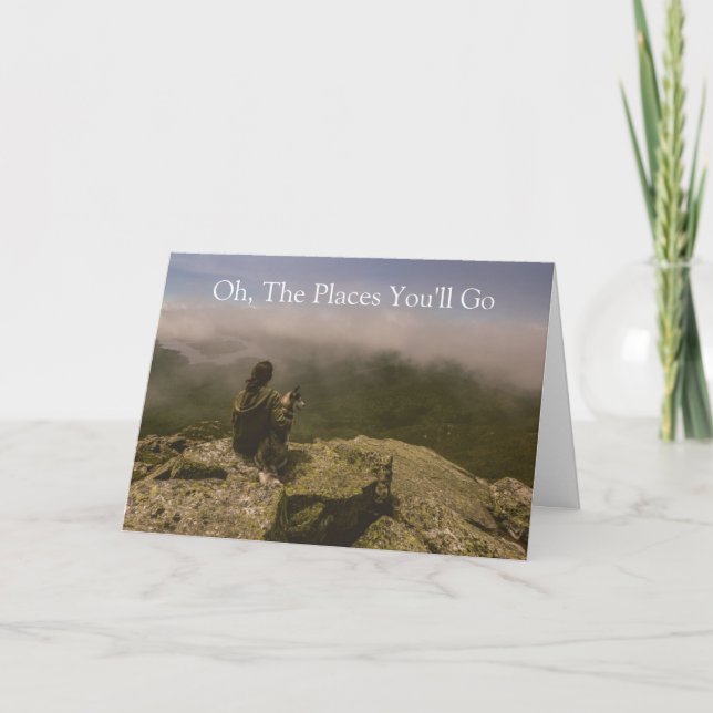Oh, les endroits où vous irez - Carte de vœux (Devant)