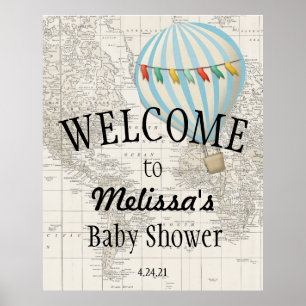 Oh les lieux Hell Go Hot Air Balloon Affiche de bi