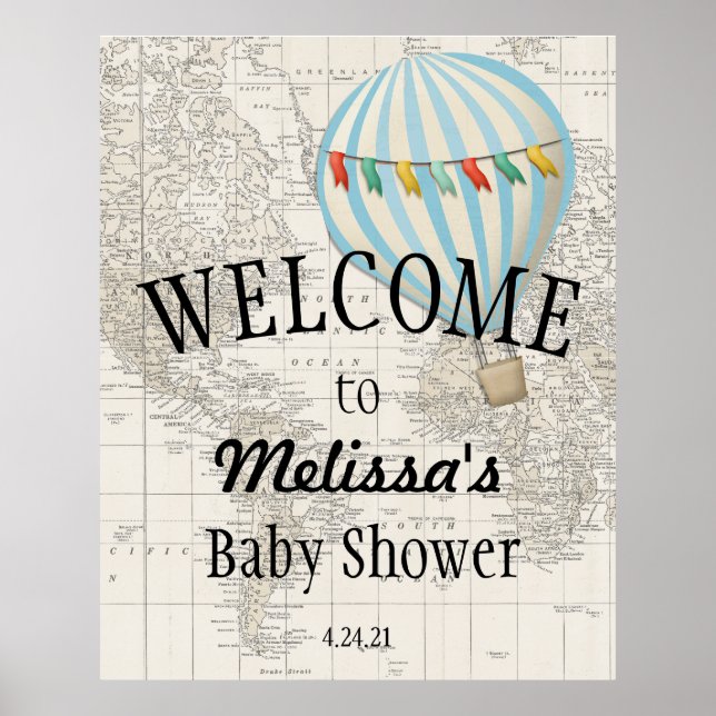 Oh les lieux Hell Go Hot Air Balloon Affiche de bi (Devant)