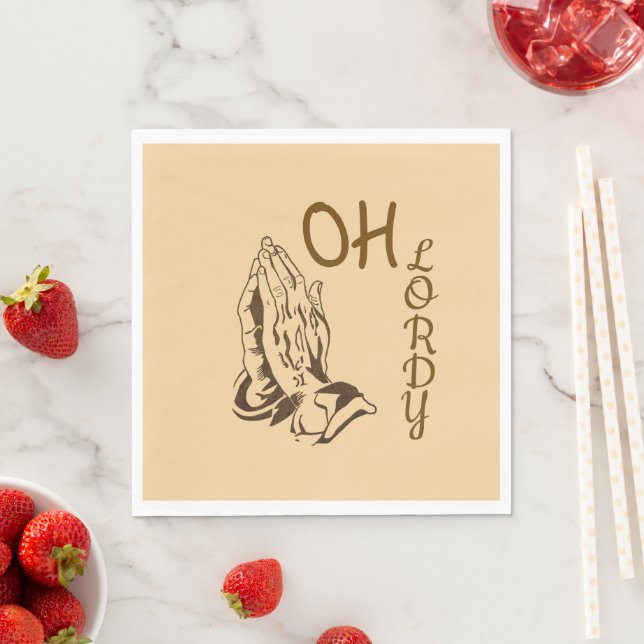 Oh Lordy Serviette en Papier (En situation)