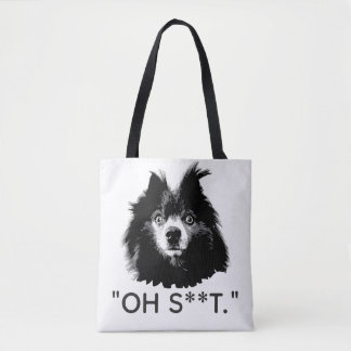 "OH M**DE" Sac fourre-tout poméranien drôle