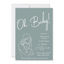 "Oh mon bébé !" Invitation baby shower 2024