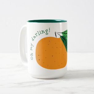 Oh mon chéri Clementine ! Mug à café à deux tons