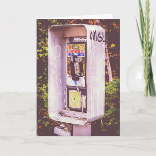 Oh mon Dieu ! Carte de voeux Pay Phone