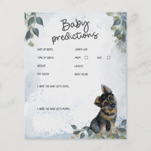 Oh mon Dieu ! Chien Baby shower Baby Predictions J