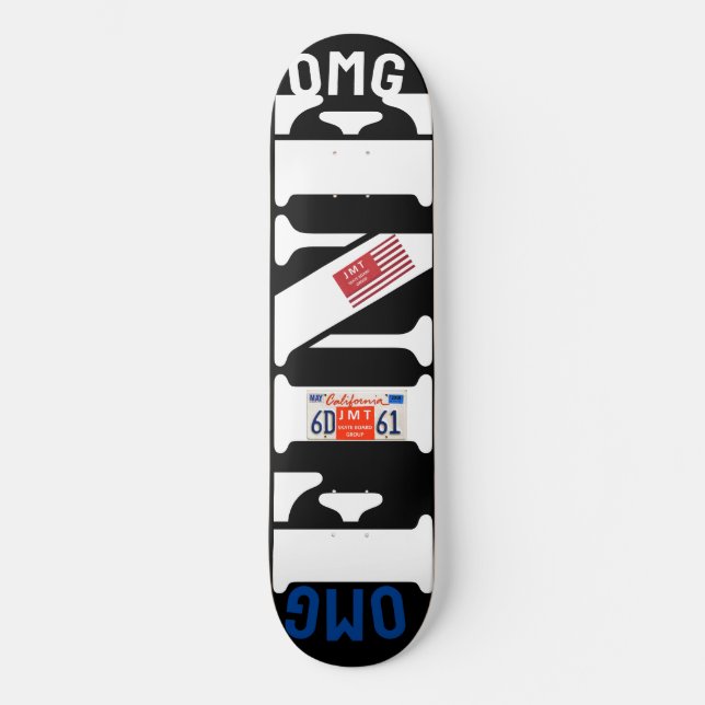 OH MON DIEU, D'ACCORD ! Planche de skateboard de 8 (Recto)