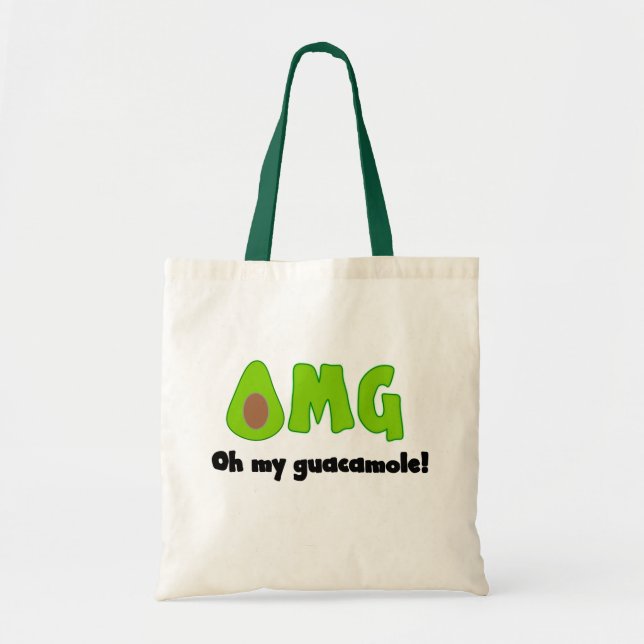 Oh mon Guacamole - Sac fourre-tout amusant (Devant)