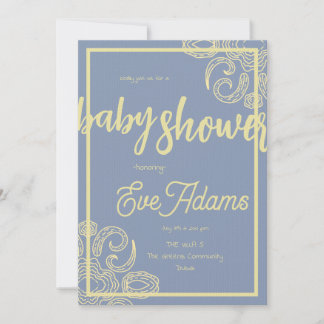 Oh My Gogh Collection Baby shower Invitation