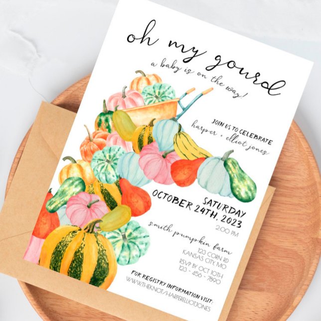 Oh My Gourd! - Baby Shower Invitation (Créateur téléchargé)