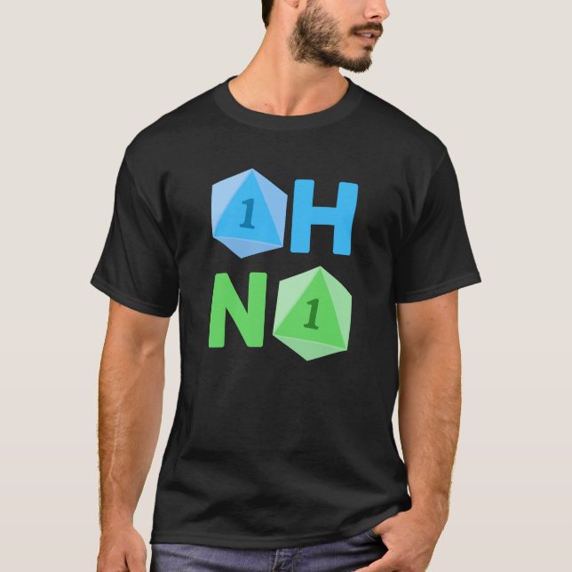 Oh No Funny D20 T-shirt (Devant)