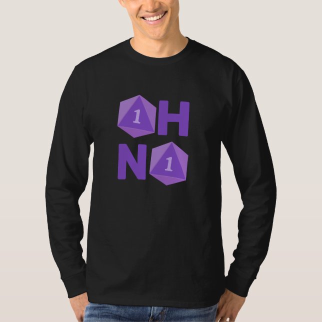 Oh No Funny D20 T-shirt (Devant)