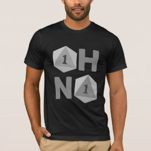 Oh No Funny TTRPG T-shirt homme