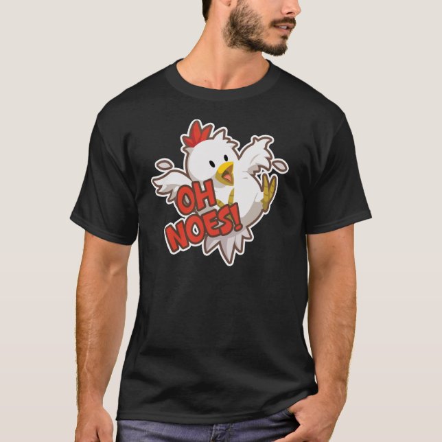 Oh non ! Le T-shirt foncé des hommes (Devant)