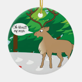 oh non mon ornement de nez