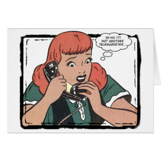 Oh non ! Un non autre téléprospecteur