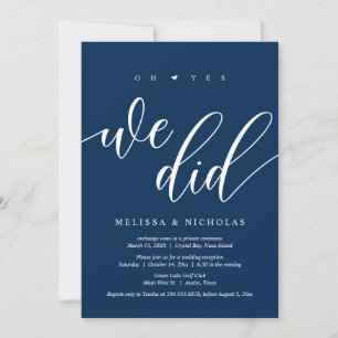 Oh oui, nous l'avons fait, Noir, Invitation de mar