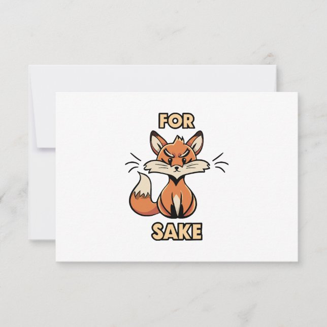 oh pour le saké renard (Devant)