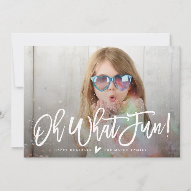 Oh Quel Amusant ! Carte photo de vacances (Devant)
