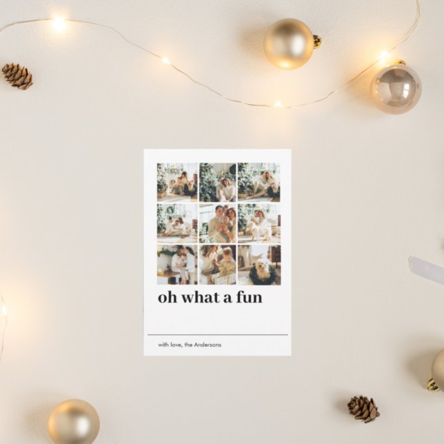 Oh Quel Amusant | Photo Collage | Joyeux Fêtes (Créateur téléchargé)