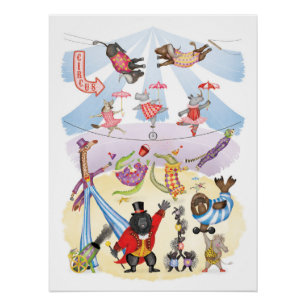 Oh quel cirque! affiche glacée
