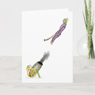 Oh quel cirque! carte au guépard volant