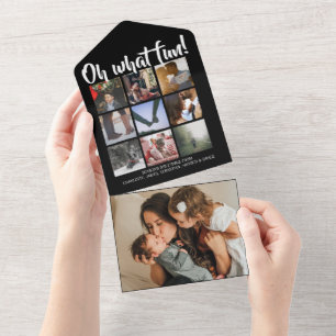 Oh Quel Noël Amusant Personnalisé Tout En Un Carte
