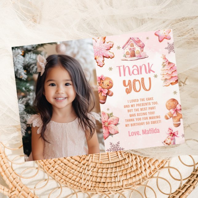 Oh quel plaisir Cookie anniversaire photo carte de (Créateur téléchargé)