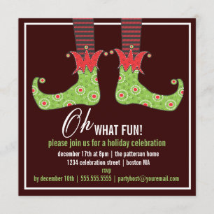 Oh, quel plaisir ! Invitation Jolly Elf